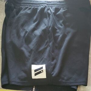 Hurley Black Athletic Shorts Lightweight Elastic Waist
